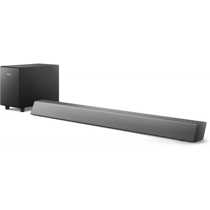 Philips TAB5308/10 Barre de Son 2.1 avec Caisson de Basses sans Fil - 140 W.