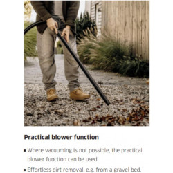Karcher Aspirateur KWD2SV15418 acier inoxydable.