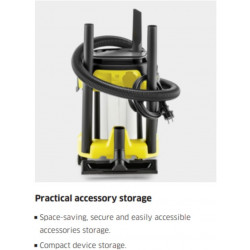 Karcher Aspirateur KWD2SV15418 acier inoxydable.
