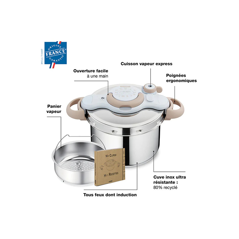 seb clipsominut recycook cocotte minute