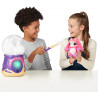 Magic Mixies- Boule de Cristal Magique Peluche Interactive Rose de 20 cm avec Plus de 80 Sons et réactions