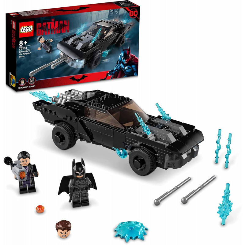 LEGO 76181  Batman Batmobile - à La Poursuite du Pingouin - Voiture Jouet - Idée Cadeau pour Enfants dès 8 Ans.