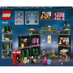 LEGO 76403 Harry Potter Le Ministère de la Magie - Jouet avec 12 Minifigurines et Une Fonction de Transformation.