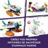 LEGO 41752 Friends L’Hydravion de Secours en Mer - Jouet de Soin des Animaux.