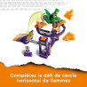LEGO 60359 City Stuntz Le Défi de Cascade : Le Tremplin - Jouet 2-en-1 avec Moto Dinosaure et Cascadeur.