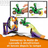 LEGO 60359 City Stuntz Le Défi de Cascade : Le Tremplin - Jouet 2-en-1 avec Moto Dinosaure et Cascadeur.