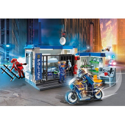 Playmobil® - Police poste de police et cambrioleur - 70568 - Playmobil® City Action