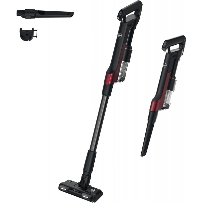 Hoover - Aspirateur Balai sans Fil , Ultraléger & Puissant - Brosse Sols durs - Parquets - Eclairage LED.