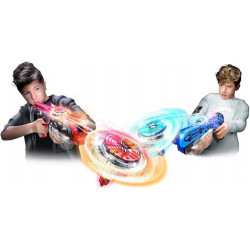 Spinner MAD Battle Pack 2 Joueurs avec 2 Lanceurs et 2 Toupies LED Qui s'allument - Jouet pour Enfant - Dès 5