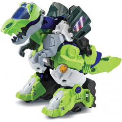 VTech - Switch & Go Dinos - Maxi Dinosaure Sonore - Le Méga T-Rex Robot - Jouet 2 en 1 Transformable en 1 Clic.