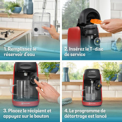 Bosch Machine à café multi-boissons Tassimo Finesse friendly - TAS163E - plus de 70 boissons chaudes.
