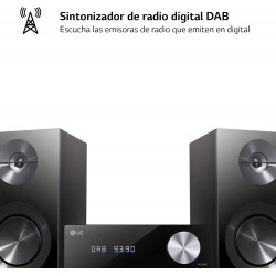 Stéréo LG Electronics Bluetooth Système Micro Audio Domestique Noir 100 W XBoom Micro Hi-FI.