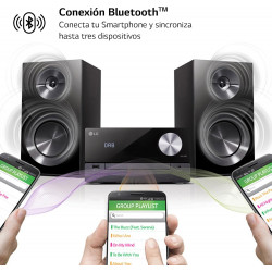 Stéréo LG Electronics Bluetooth Système Micro Audio Domestique Noir 100 W XBoom Micro Hi-FI.