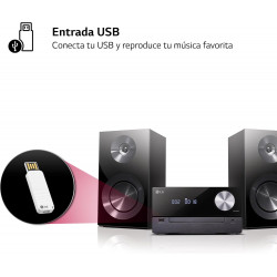 Stéréo LG Electronics Bluetooth Système Micro Audio Domestique Noir 100 W XBoom Micro Hi-FI.