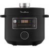 Moulinex Epic Turbo Cuisine Autocuiseur électrique 1090 W 10 programmes automatiques panier vapeur - Métal - Noir.
