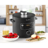 Moulinex Epic Turbo Cuisine Autocuiseur électrique 1090 W 10 programmes automatiques panier vapeur - Métal - Noir.