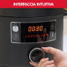 Moulinex Epic Turbo Cuisine Autocuiseur électrique 1090 W 10 programmes automatiques panier vapeur - Métal - Noir.