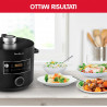 Moulinex Epic Turbo Cuisine Autocuiseur électrique 1090 W 10 programmes automatiques panier vapeur - Métal - Noir.