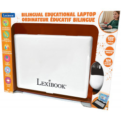Lexibook - Ordinateur Portable éducatif bilingue Anglais/Français.