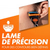 Gillette Fusion5 - Rasoir Pour Homme - 1 Manche - 6 Recharges De Lames - Avec Lubrastrip Pour Un Rasage De Près.