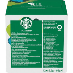 STARBUCKS Single-Origin Colombia by Nescafé Dolce Gusto - Torréfaction Ambrée - Capsules de Café 6 x 12 (72 Capsules).