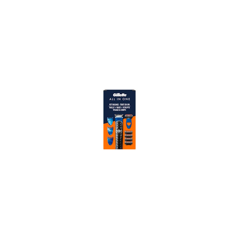 Gillette Tondeuse Corps Et Barbe Pour Homme -Rasoir Et Sculpteuse Electrique Tout-En-Un