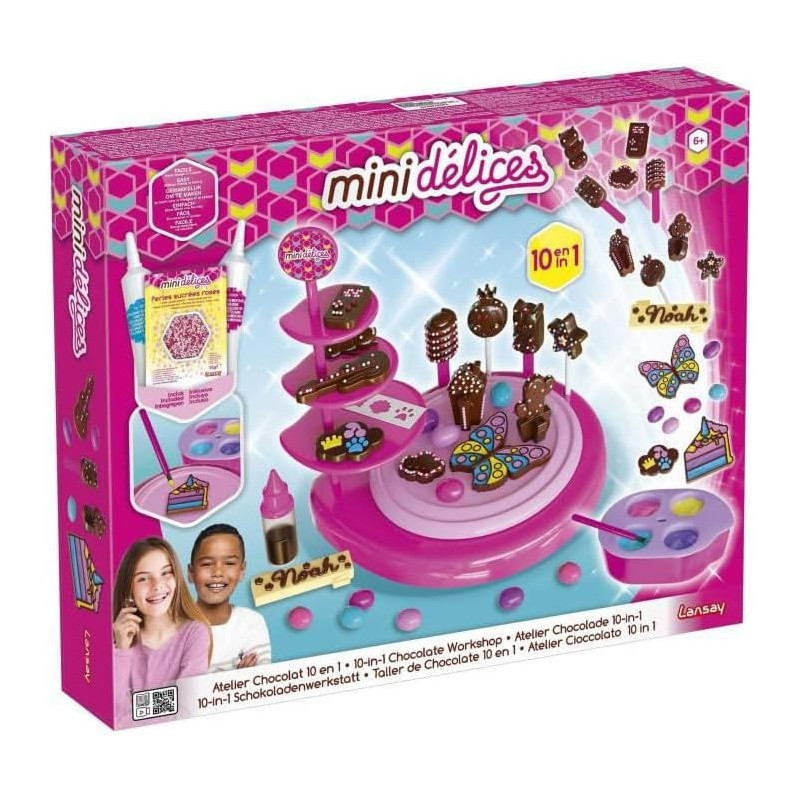 Kit créatif Lansay Mini délices atelier chocolat 10 en 1