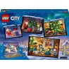 LEGO City 60436 - Le Calendrier de l'Avent - 24 Surprises - Minifigurines de Père Noël et Mère Noël.