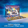 LEGO City 60436 - Le Calendrier de l'Avent - 24 Surprises - Minifigurines de Père Noël et Mère Noël.