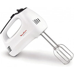 Moulinex hm3101 Quick Mix batteur électrique avec fouets et crochets.