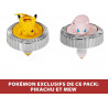 BANDAI - Pack Arène Toupie Pokémon + 2 Spinners  - Arène + 2 Lanceurs Pokéball + 2 Toupies Pikachu et Mew.