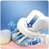 Oral-B Brosse A Dents Électrique pro 600 3D WHITE - Blanc
