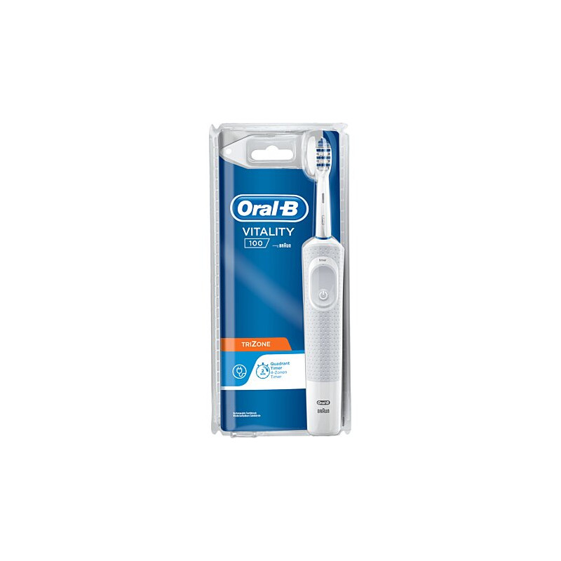 Oral-B Vitality 100 TriZone Adulte Brosse à dents rotative oscillante Blanc