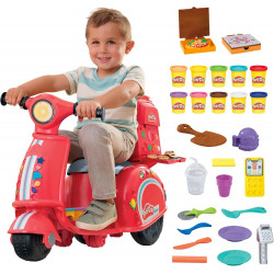 Play-Doh Mon Scooter à Pizzas - Jouet Culinaire pour Enfants - Loisir Créatif avec Accessoires.