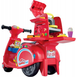 Play-Doh Mon Scooter à Pizzas - Jouet  - Loisir Créatif avec Accessoires de cuisines pour enfants.