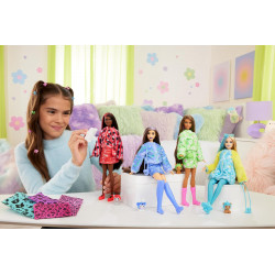 Barbie Coffret Cutie Reveal Avec Poupée Articulée - Amis En Peluche Et Accessoires Inclus - 4 Sachets-Surprises .