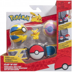 Pokémon Ensemble de Ceinture Pikachu Clip 'N' Go.
