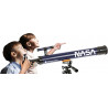 Clementoni Télescope Enfant 8 Ans – Explore par-Delà l’Horizon - Grossissement 300× - Trépied Réglable 130 cm.