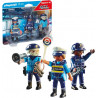 Playmobil 70669 Equipe de policiers - City Action - Les policiers - avec Trois Personnages et des Accessoires.