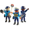 Playmobil 70669 Equipe de policiers - City Action - Les policiers - avec Trois Personnages et des Accessoires.