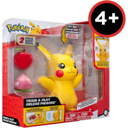 Bandai – Pokémon – Pikachu Deluxe interactif et ses accessoires – Jouet Pokémon avec Lumières Sons et Mouvements