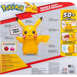 Bandai – Pokémon – Pikachu Deluxe interactif et ses accessoires – Jouet Pokémon avec Lumières Sons et Mouvements