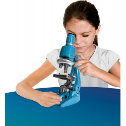 Clementoni - Science & Jeu – Microscope & Expériences pour Enfants 8 Ans et plus - Coffret Scientifique avec 50 Activités.