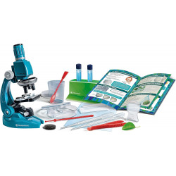 Clementoni - Science & Jeu – Microscope & Expériences pour Enfants 8 Ans et plus - Coffret Scientifique avec 50 Activités.