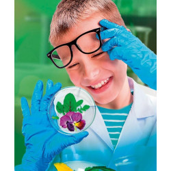Clementoni - Science & Jeu – Microscope & Expériences pour Enfants 8 Ans et plus - Coffret Scientifique avec 50 Activités.