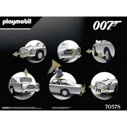 Playmobil 70578 James Bond Aston Martin DB5 – Edition Goldfinger - Movie Cars - Agent Secret Le Plus célèbre du Monde