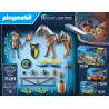 Playmobil 71297 Chevalier Novelmore et Accessoires d'entrainement - Plongez dans Une Aventure chevaleresque avec Arme et cibles.