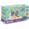 Smoby - Stitch - Paillote Gourmande - Beach Bar - Glaces Magiques et Gaufrier - 12 Accessoires Inclus - A Partir de 3 Ans.