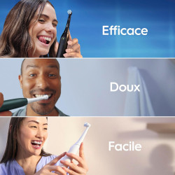 Oral-B Brosse A Dents Electrique iO 2 Vert Forêt - 3 Modes De Nettoyage - Brossage Souple Et Silencieux.
