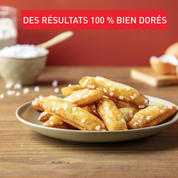 Tefal Moule gâteau 10 mini boudoirs - Revêtement antiadhésif - Aluminium recyclé et recyclable Fabriqué en France.